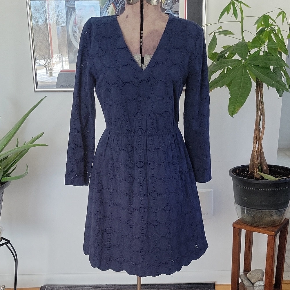 J. Crew Dress 8 Blue